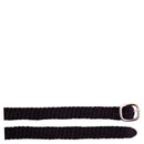 Premiere Spoorriemen Nylon Gevlochten, Zwart ruiter Ruitershop Pas de Deux