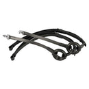 Harry's Horse Side Reins Round Rings, Black