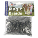 Harry's Horse Magic Braids , Zwart manen en staart paard pony ruitershop Pas de deux