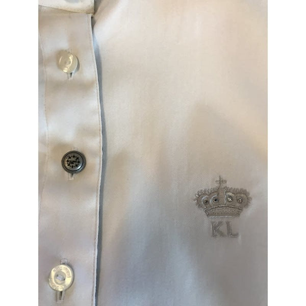 Kingsland Woven Wedstrijd Shirt, Zilver