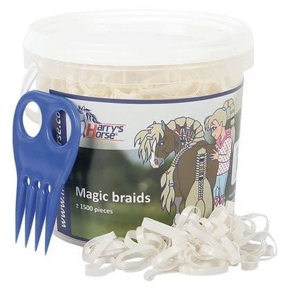 Harry's Horse Magic Braids pot, Wit