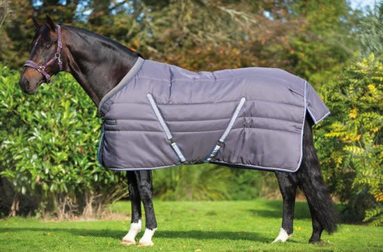 Rambo Cosy Stable Rug, Charcoal/silver