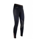 HKM Starlight Riding Leggings, Black/Brown