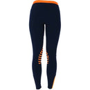 HKM Reitleggings Starlight, Blau/Orange