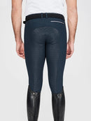 Equiline Men's Riding Breeches Walnut Full Grip, Blue