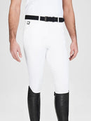 Equiline Men's Riding Breeches Adam Knee Grip, White