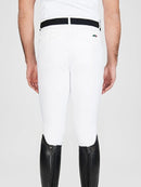 Equiline Men's Riding Breeches Adam Knee Grip, White