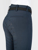 Equiline Rijbroek Arlette Full Grip, Blauw