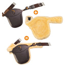 Schockemohle Springflapsingel Olymp, Espresso incl. fur pad and FREE neoprene &amp; leather pads.