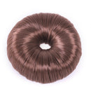 QHP Hair Donut Brown, Brown