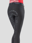 Equiline Rijbroek Full Grip, Zwart