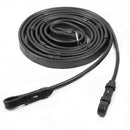 Schockemöhle Zügel rundgenäht mit Stegen, schwarz, Full