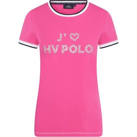 HV Polo T-shirt Jadore, Neon Fuchsia