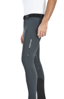 Equiline Men's Riding Breeches Colec Kniegrip, Night Grey