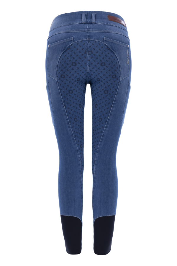 Cavallo Rijbroek Carsta Grip, Stone Washed Blue