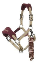 LeMieux Vogue Fleece Halfter &amp; Seil, Rioja