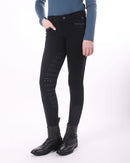 QHP Riding Breeches Maike Junior Grip, Black
