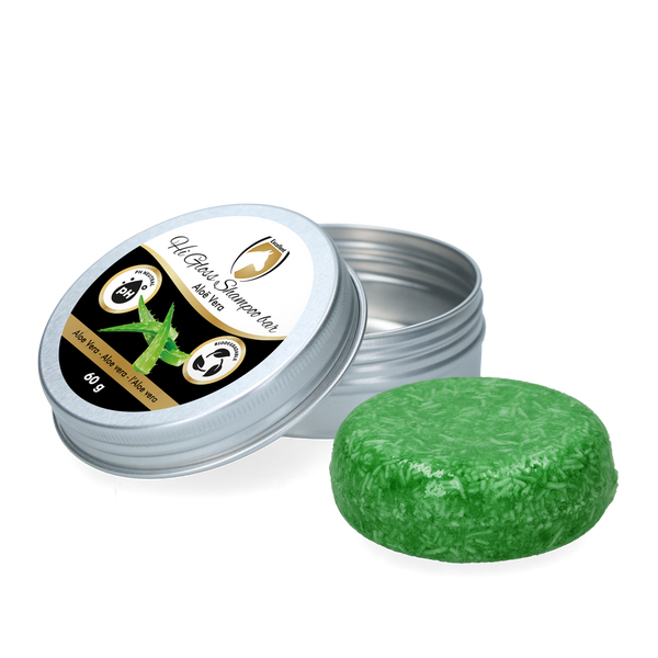 Hofman Excellent Hi Gloss Shampoo Bar Aloe Vera, Grün