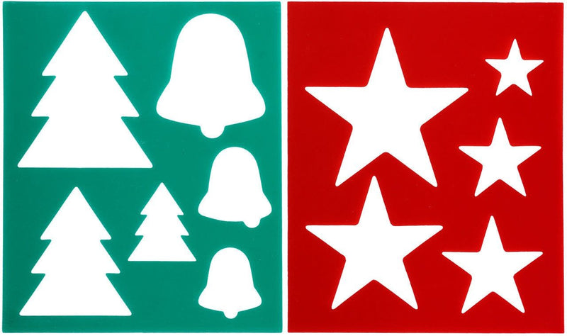 QHP Borstelpatroon kerst, groen/rood