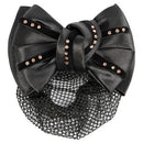 Harry's Horse Hair Clip Rhinestone Rose Gold, Black