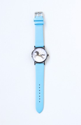 HB Horloge Unicorn, Licht Blauw