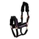 Imperial Riding Halter Flower Power, Black-flower
