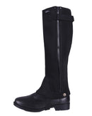 QHP Mini Chaps Suede Adult, Black