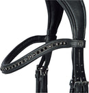 Harry's Horse Headstall Nero Soft, Black/Black Stones