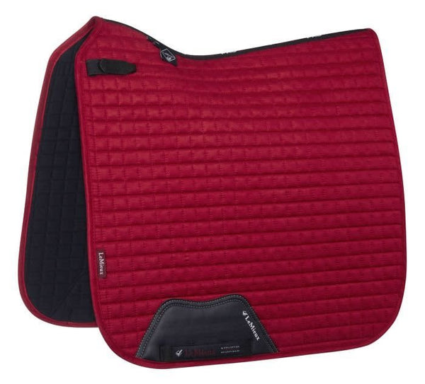 LeMieux Luxury Dressage Square, Chilli Red