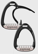 Equiline Sicherheitssteigbügel X-cel Spring, Mattschwarz