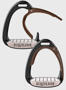 Equiline Sicherheitssteigbügel X-cel Spring, Braun 12 cm