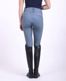 QHP Rijbroek Maxime full grip, Steel blue