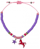 HB Armband met bedel, paars