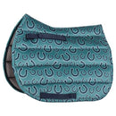Harry's Horse Saddle Pad Allover Print, Teal