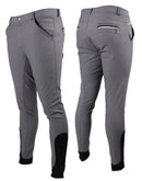 QHP Riding Breeches Jason Anti-Slip, Gray
