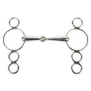 Harry's Horse Pessoa Bit 3 Rings, Stainless Steel