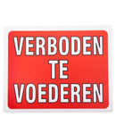 Premiere Schild „Füttern verboten“ 25x20 cm