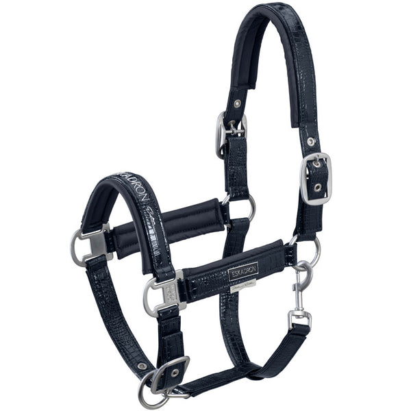 Eskadron Platinum Halster Croco Platinum, Navy