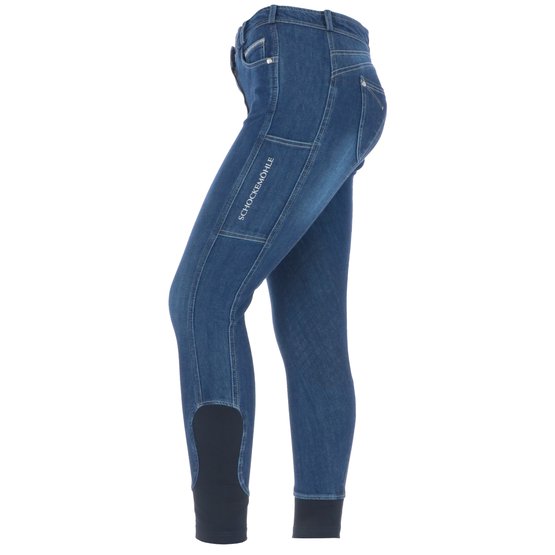 Schockemohle Jeansrijbroek Lara Kniegrip, Jeans