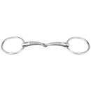 Satinox Water Snaffle Single Jointed 14mm, Stainless Steel