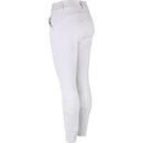 Nedhorse Reithose mit niedrigem Bund, Leder, Weiß