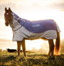 Rambo Autumn Series Turnout, Navy/Gray