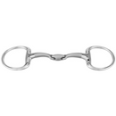 Satinox Bust snaffle double jointed 14mm, stainless steel