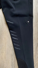 Equiline Wentk heren knie grip winter, Zwart