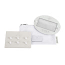 Squadron Start Numbers Croco Platinum, White