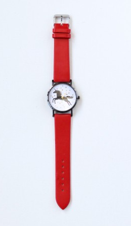 HB Horloge Unicorn, Rood