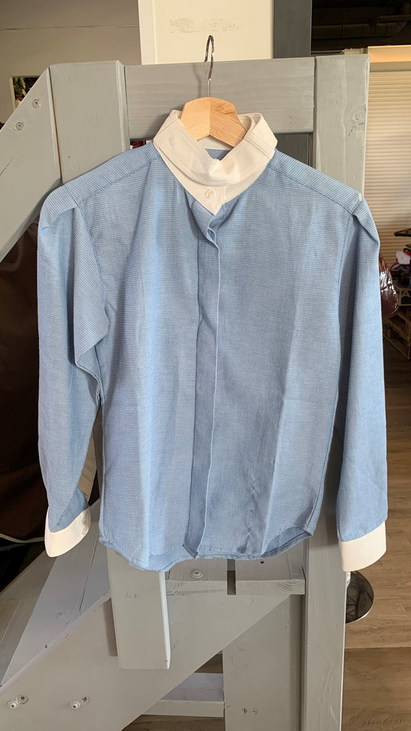 Harry's Horse Dressuurblouse Met Plastron, Blue Island