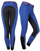 QHP Riding Breeches Lisa Anti-Slip, Cobalt