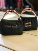 Eskadron Jersey Pas de Deux Halterungsabdeckungen, Schwarz