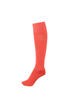 Pikeur Stockings Studs Gold, Coral Red
